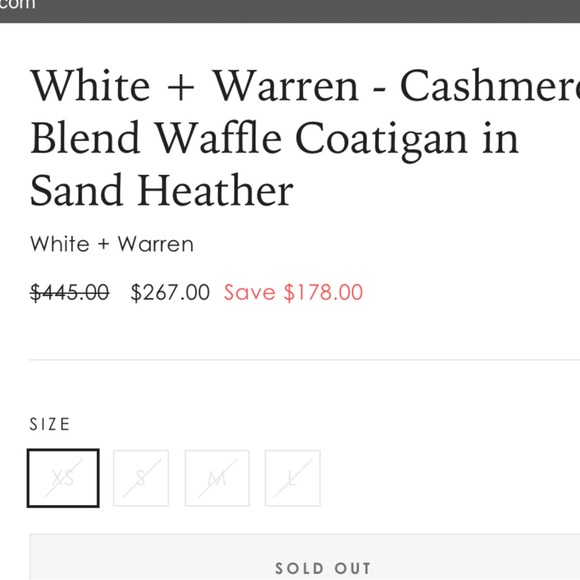 White & Warren coatigan - Picture 2 of 9